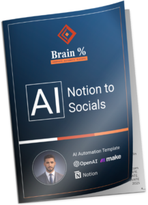 Notion to socials by Brainpercent - AI Automation Template