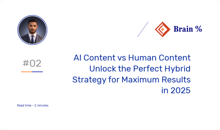 AI Content vs Human Content: Unlock the Perfect Hybrid Strategy for Maximum Results in 2025